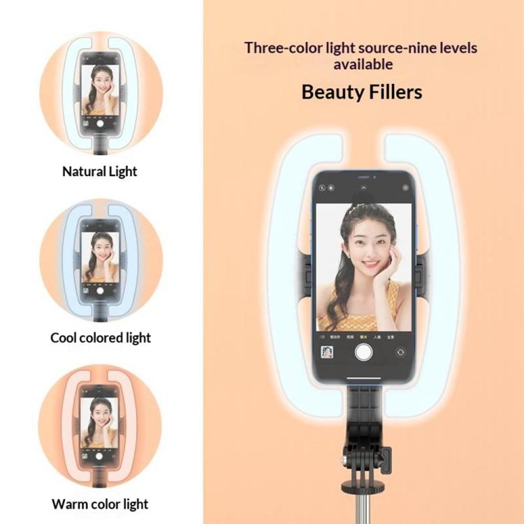 P99W para transmisión en vivo, palo selfie, aro de luz, trípode para teléfono, control remoto, luz de relleno de belleza, P99W