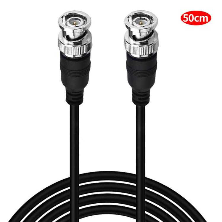 Cable de extensión JUNSUNMAY RG59U BNC macho a macho para sistemas de cámaras de seguridad CCTV., 50cm, 100cm, 150cm