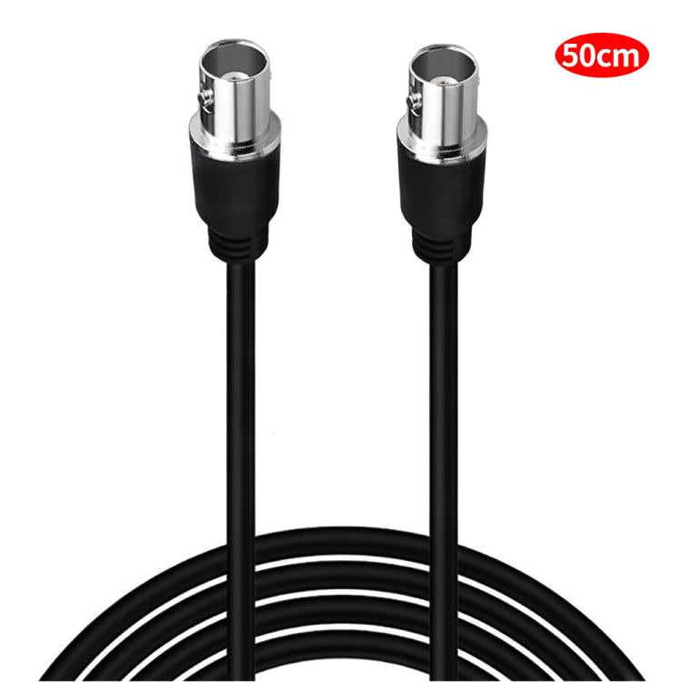 Cable de extensión JUNSUNMAY RG59U BNC hembra a hembra para sistemas de cámaras de seguridad CCTV., 50cm, 100cm, 150cm