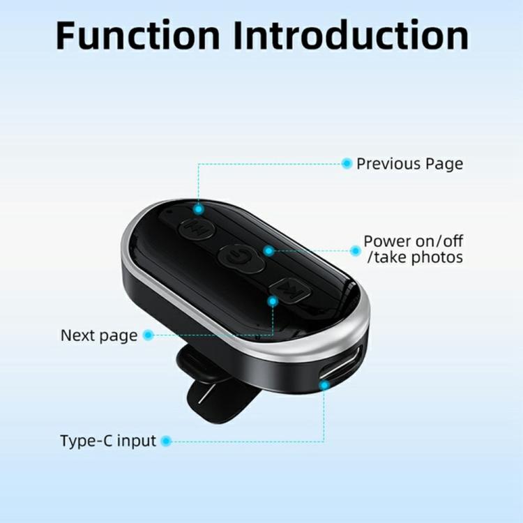 Controlador de obturador B3, control remoto inalámbrico para cámara, control por voz inteligente, control remoto Bluetooth.