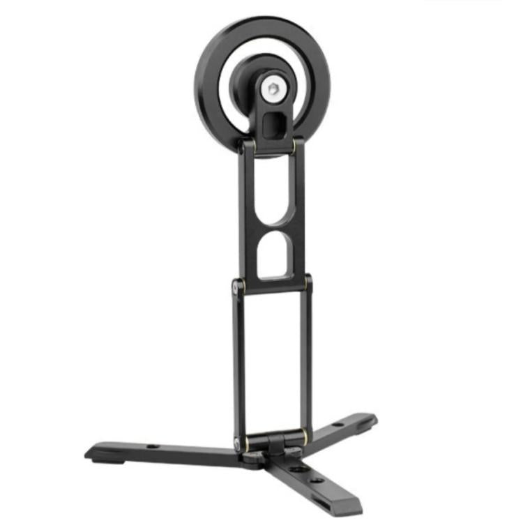 Trípode con soporte magnético plegable y ajustable para teléfono de aleación de aluminio CX-01