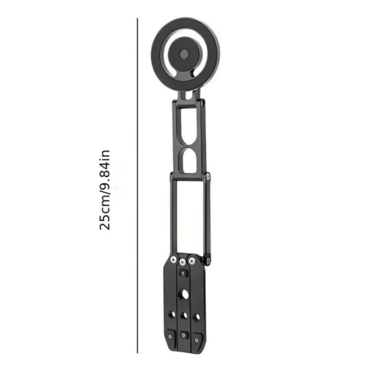Trípode con soporte magnético plegable y ajustable para teléfono de aleación de aluminio CX-01