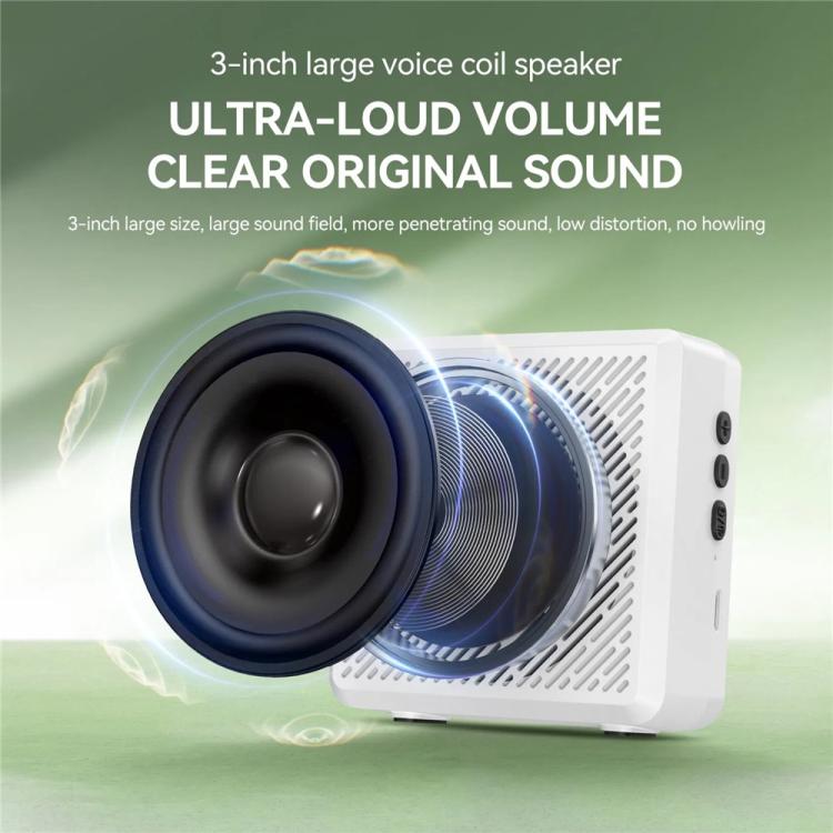Micrófono de solapa con amplificador de voz Bluetooth inalámbrico 2.4G YANMAI K5 para enseñanza/formación