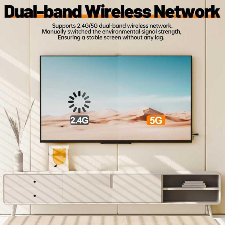 Extensor HDMI inalámbrico 4K HD con decodificación y salida 1080P para PC/portátil/proyector/TV Box