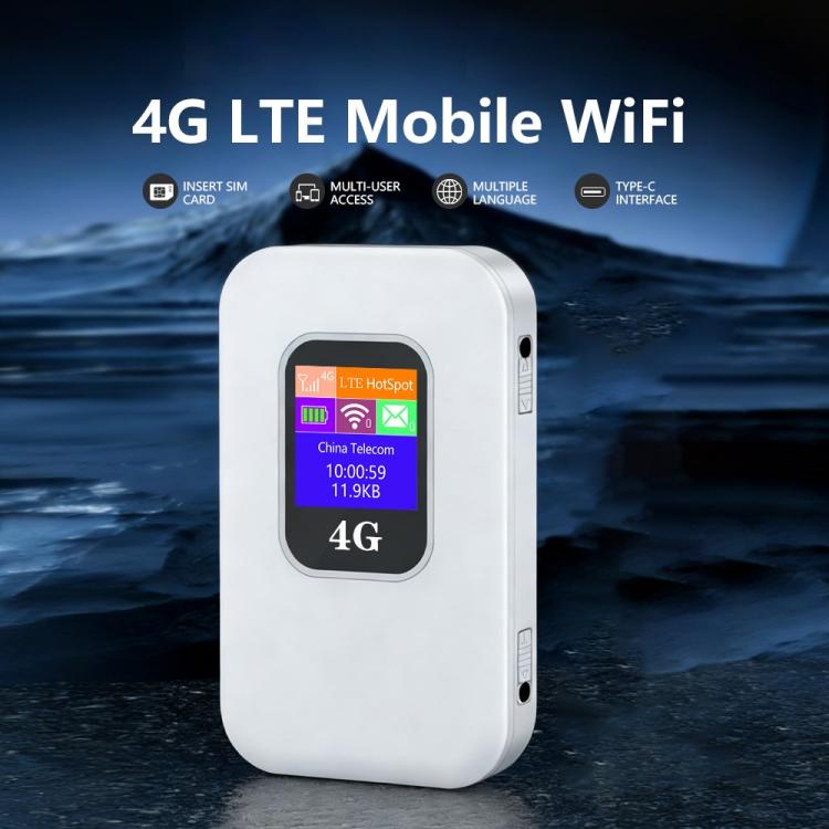 M1-E Versión Euroasiática Puerto CRC9 Smart WiFi 6 300Mbps Punto de acceso portátil Router WiFi móvil 4G LTE, Eurasian Version CRC9 Port