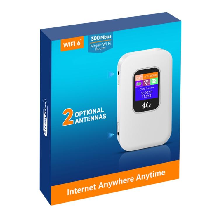 M1-E Versión Euroasiática Puerto CRC9 Smart WiFi 6 300Mbps Punto de acceso portátil Router WiFi móvil 4G LTE, Eurasian Version CRC9 Port