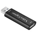 HU-01 Adaptador de grabación de juegos 1080P 60fps para transmisión en vivo, tarjeta de captura de video USB, HDMI a USB 2.0, HU-01
