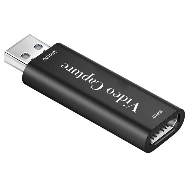 HU-01 Adaptador de grabación de juegos 1080P 60fps para transmisión en vivo, tarjeta de captura de video USB, HDMI a USB 2.0, HU-01