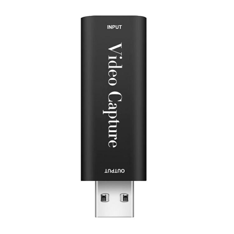 HU-01 Adaptador de grabación de juegos 1080P 60fps para transmisión en vivo, tarjeta de captura de video USB, HDMI a USB 2.0, HU-01