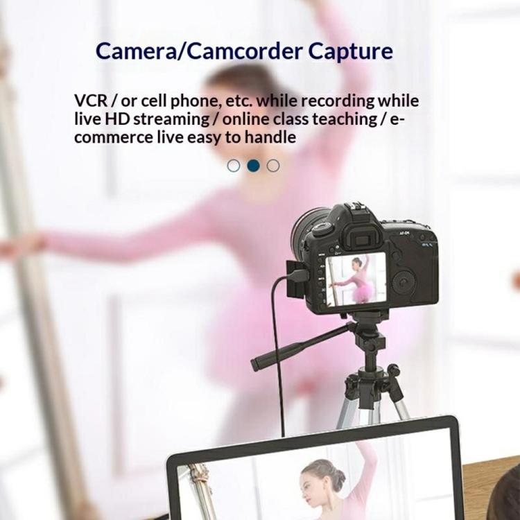 Adaptador de captura de vídeo HU-08A 1080P 60Hz HD HDMI a USB 3.0 / Tipo-C 2 en 1, HU-08A