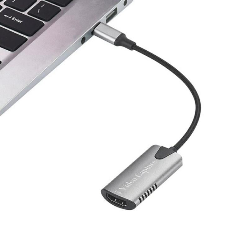 Tarjeta de captura de vídeo HU-04C para transmisión en directo de juegos en 4K mediante HDMI a USB tipo C, HU-04C