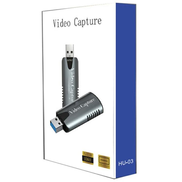 Tarjeta de captura de vídeo HU-03 1080P HDMI a USB 3.0 para Nintendo Switch / PS4 / Teléfono / PC, HU-03