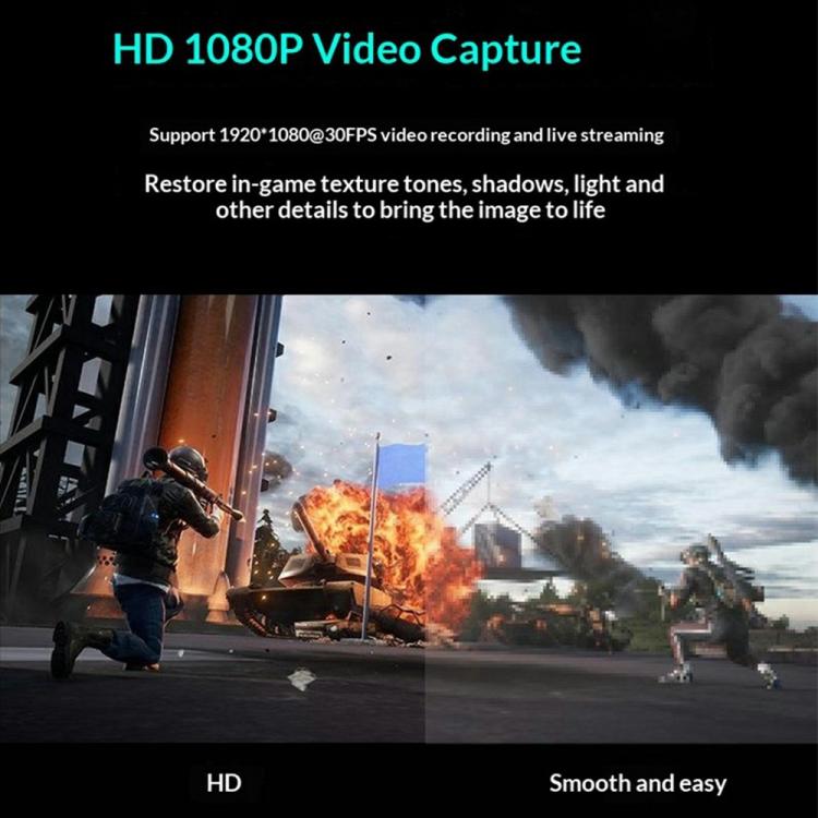 Tarjeta de captura de vídeo HU-04 USB 2.0 con entrada 4K y salida 1080P., HU-04