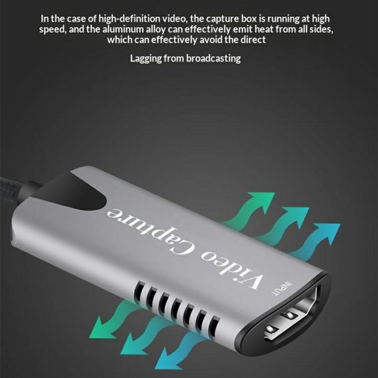 Tarjeta de captura de vídeo HU-04 USB 2.0 con entrada 4K y salida 1080P., HU-04