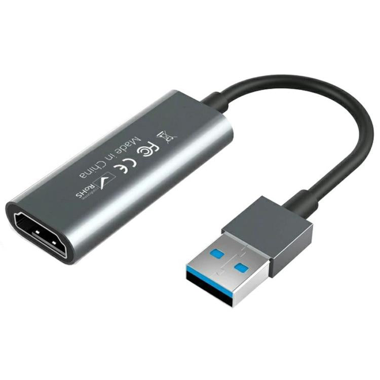 Cable adaptador HU-02 HDMI a USB 3.0 para tarjeta de captura de vídeo y transmisión en directo de juegos 1080P., HU-02