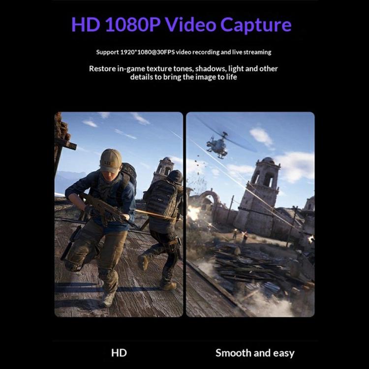 Cable adaptador HU-02 HDMI a USB 3.0 para tarjeta de captura de vídeo y transmisión en directo de juegos 1080P., HU-02