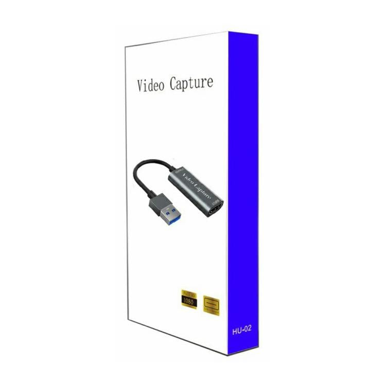Cable adaptador HU-02 HDMI a USB 3.0 para tarjeta de captura de vídeo y transmisión en directo de juegos 1080P., HU-02