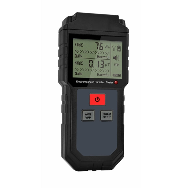 RZ825 Probador de radiación electromagnética Instrumento de medición del medidor EMF de campo electromagnético de cristal líquido digital portátil para computadora Teléfono móvil, RZ825
