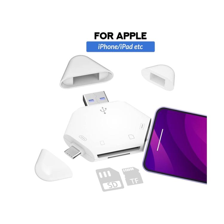 El lector de tarjetas magnéticas SD/TF 3.0 es compatible con teléfonos, drones, cámaras y ordenadores.