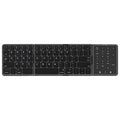 B089 ST Teclado inalámbrico Bluetooth plegable triple ultrafino con panel táctil inteligente, B089 ST
