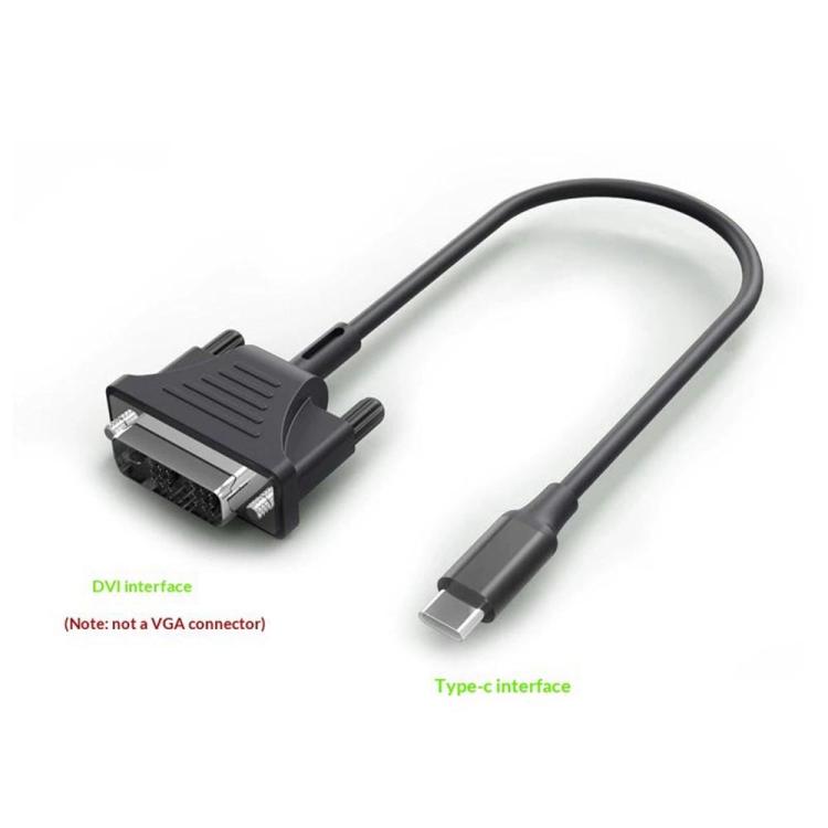 Cable adaptador HC-65 USB 3.1 Tipo-C a DVI 1080P