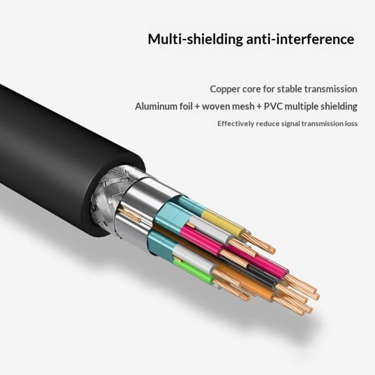 Adaptador HC-61 HDMI Video Audio Sync Cable Tipo-C a HDMI 4K / 60Hz, HC-61