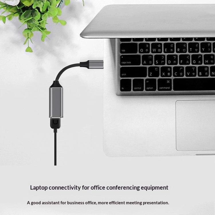 Adaptador HC-61 HDMI Video Audio Sync Cable Tipo-C a HDMI 4K / 60Hz, HC-61