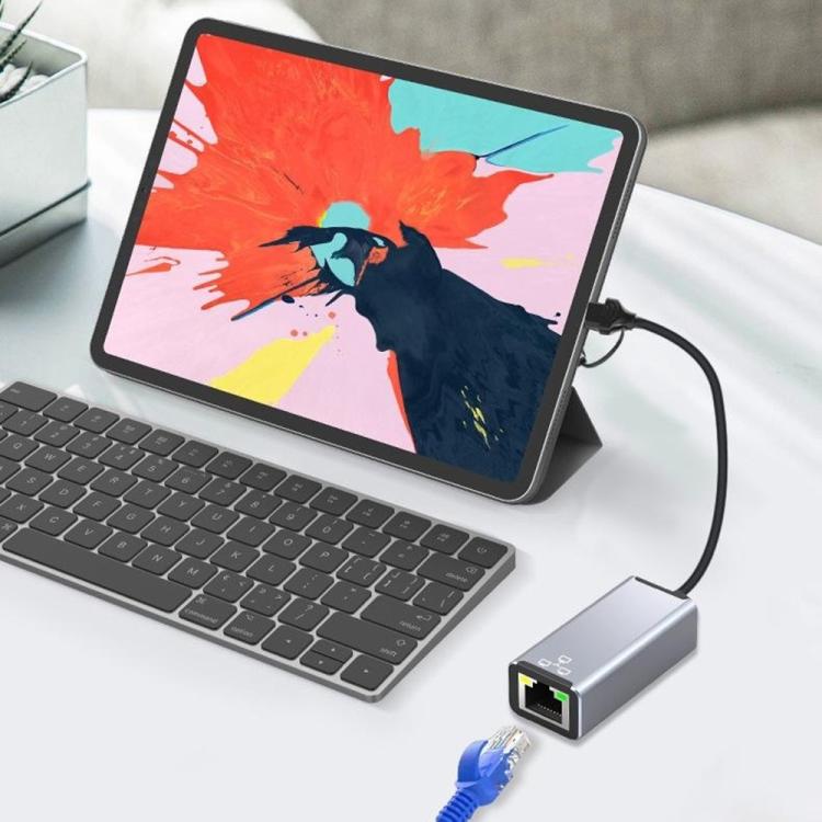 Adaptador Ethernet HC-72S USB-C/USB-A a RJ45 de 100 Mbps, HC-72S