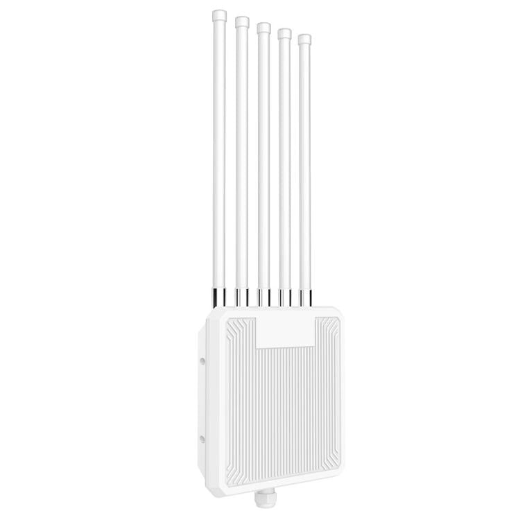 Router HW3000L resistente al agua IP67, 3000 Mbps, WiFi 6 2.4 / 5G de doble banda con antena de alta ganancia y PoE., US Plug, EU Plug, UK Plug, AU Plug