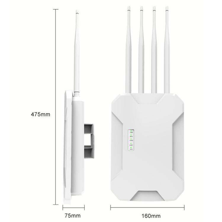 Punto de acceso inalámbrico para exteriores HW1800S WiFi 6 de 1800 Mbps, resistente al agua, doble banda, Gigabit Router, US Plug, EU Plug, UK Plug, AU Plug