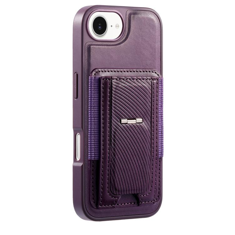 Funda CaseNeo Fold Holder Retro con bolsa elástica para tarjetas y parte trasera magnética para teléfono., For iPhone 17e / 16e, For iPhone 17 Pro Max, For iPhone 17 Pro, For iPhone 17, For iPhone Air, For iPhone 16 Pro Max, For iPhone 16 Pro          ...