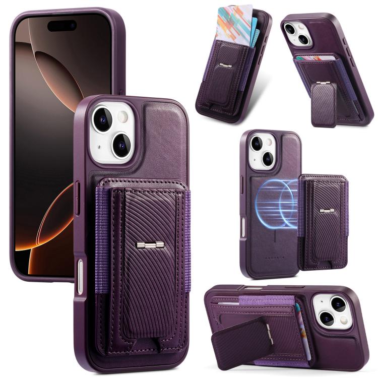 Funda CaseNeo Fold Holder Retro con bolsa elástica para tarjetas y parte trasera magnética para teléfono., For iPhone 15, For iPhone 14 / 13, For iPhone 14 Pro, For iPhone 14 Pro Max, For iPhone 13 Pro Max, For iPhone 13 Pro