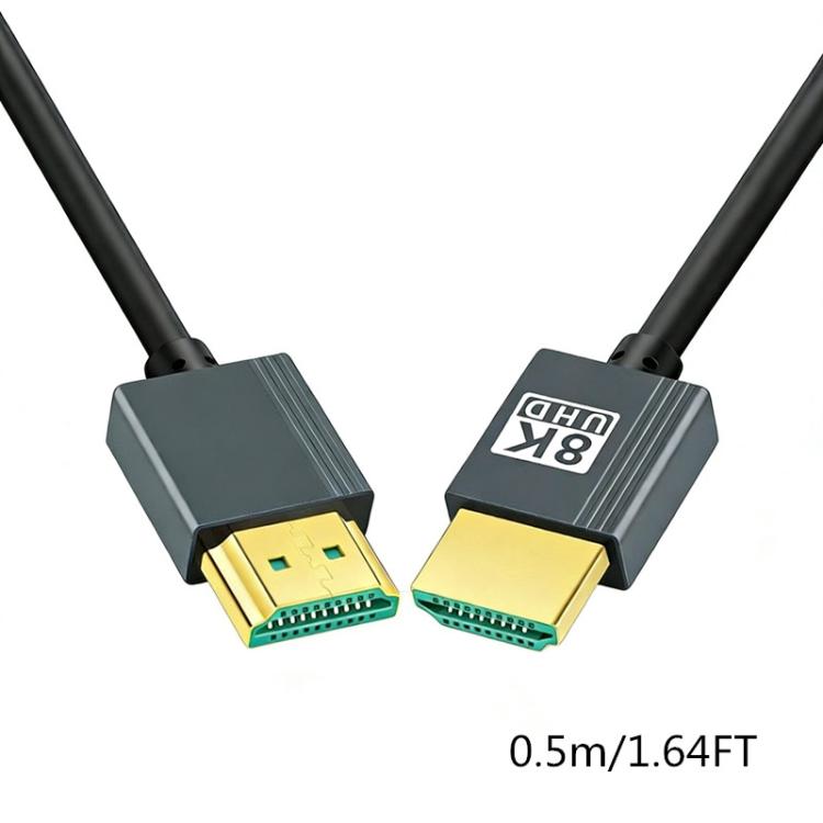Cable HDMI de alta definición versión 2.1, cable de vídeo 8K, cable de conexión para ordenador, televisor y proyector., 1.64ft, 3.3FT, 6.6FT