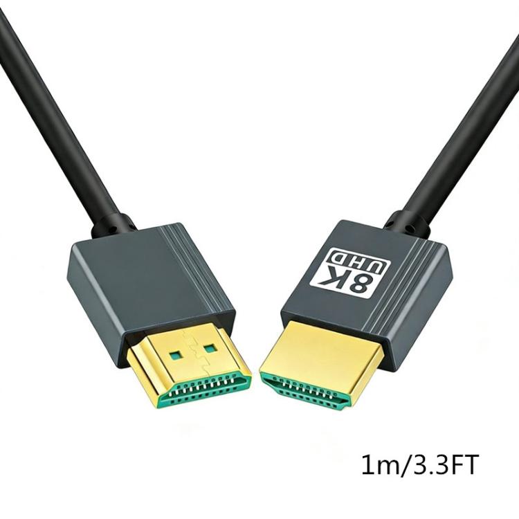 Cable HDMI de alta definición versión 2.1, cable de vídeo 8K, cable de conexión para ordenador, televisor y proyector., 1.64ft, 3.3FT, 6.6FT