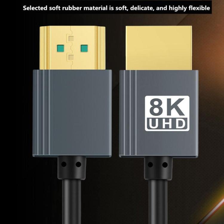 Cable HDMI de alta definición versión 2.1, cable de vídeo 8K, cable de conexión para ordenador, televisor y proyector., 1.64ft, 3.3FT, 6.6FT