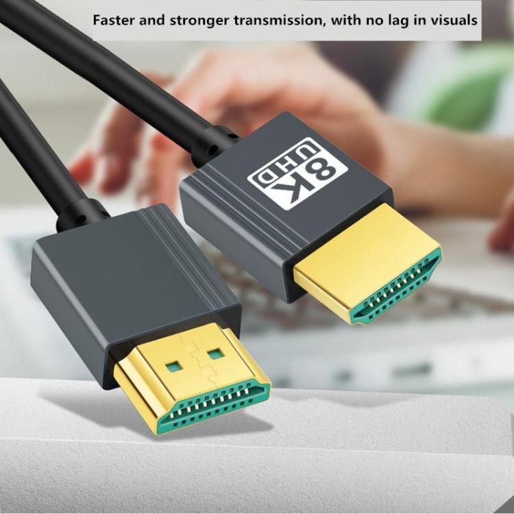 Cable HDMI de alta definición versión 2.1, cable de vídeo 8K, cable de conexión para ordenador, televisor y proyector., 1.64ft, 3.3FT, 6.6FT