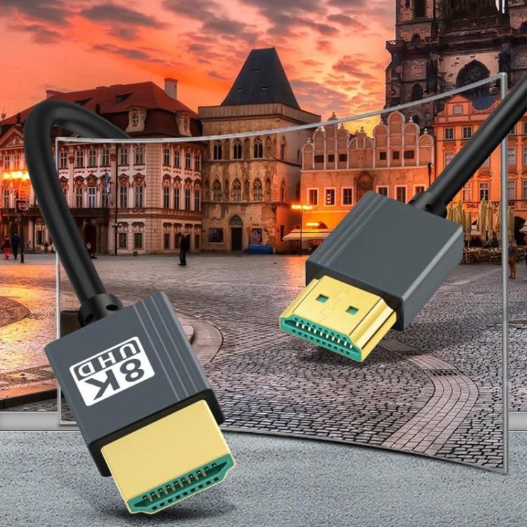 Cable HDMI de alta definición versión 2.1, cable de vídeo 8K, cable de conexión para ordenador, televisor y proyector., 1.64ft, 3.3FT, 6.6FT