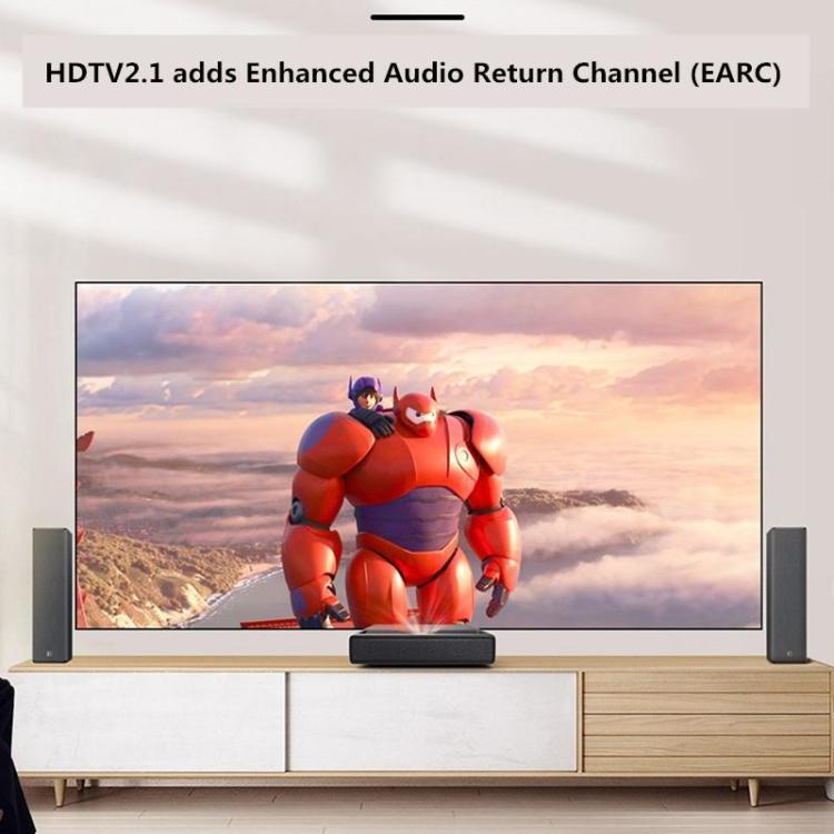 Cable HDMI de alta definición versión 2.1, cable de vídeo 8K, cable de conexión para ordenador, televisor y proyector., 1.64ft, 3.3FT, 6.6FT