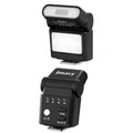 JMARY FM-06R Mini flash de relleno para cámara, montaje en zapata, luz LED recargable de 300 mAh