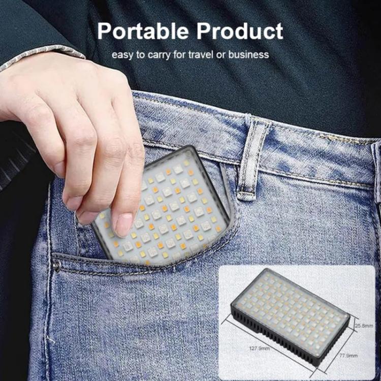 Luz de relleno LED RGB de 20 W para cámaras DSLR y cámaras fotográficas JMARY FM-180RGB