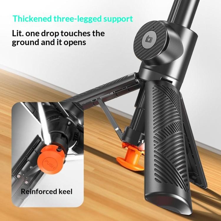 T01 Mini palo selfie para fotografía, trípode extensible de 69 cm, soporte para teléfono con control remoto Bluetooth