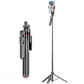 Trípode automático extensible F06 Travel de 1300 mm con despliegue de un solo toque y soporte para palo selfie., F06