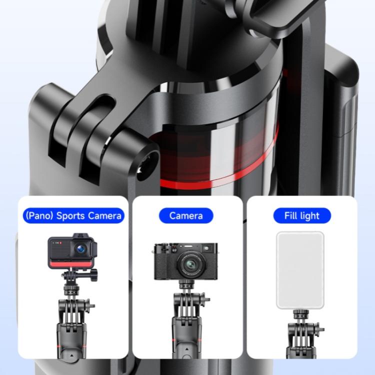 Trípode automático extensible F06 Travel de 1300 mm con despliegue de un solo toque y soporte para palo selfie., F06