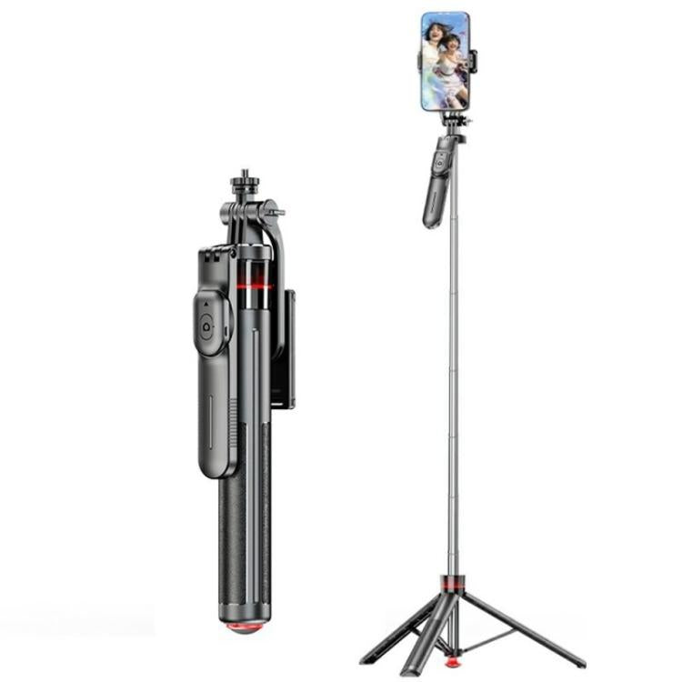 F05 Soporte para teléfono con control remoto para fotografía y vlogging, palo selfie extensible y trípode, F05
