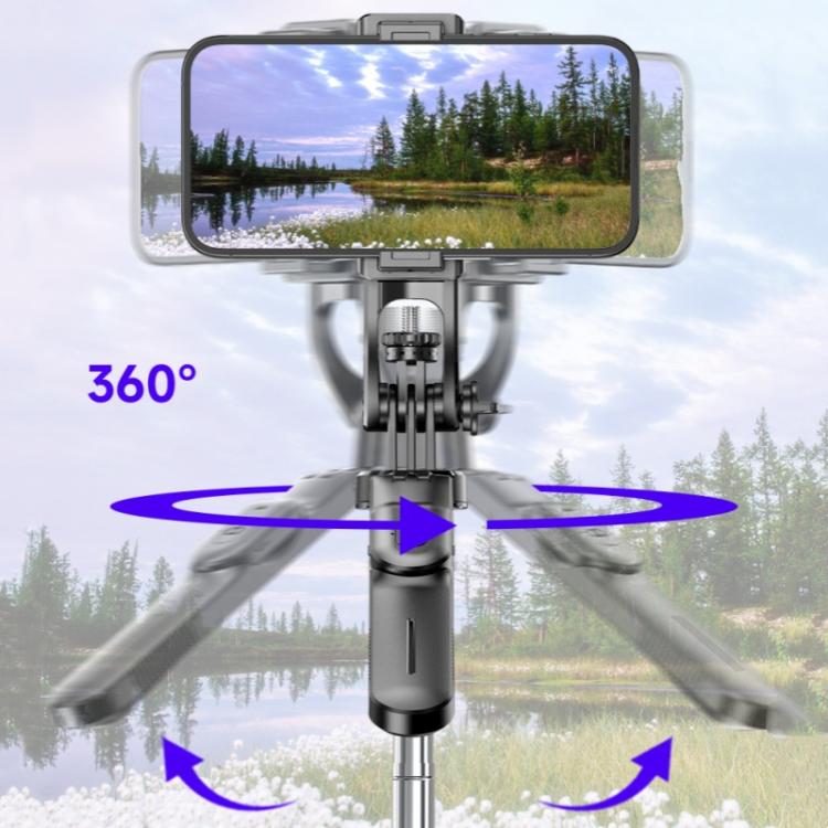 F05 Soporte para teléfono con control remoto para fotografía y vlogging, palo selfie extensible y trípode, F05