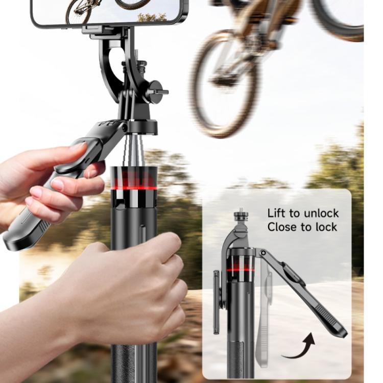 F05 Soporte para teléfono con control remoto para fotografía y vlogging, palo selfie extensible y trípode, F05