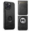 Funda para teléfono Suteni G1S5 2 en 1 con abrebotellas magnético desmontable, tarjetero y parte trasera de piel de vaca., For iPhone 13 Pro Max, For iPhone 13 Pro, For iPhone 13, For iPhone 12 / 12 Pro, For iPhone 12 Pro Max