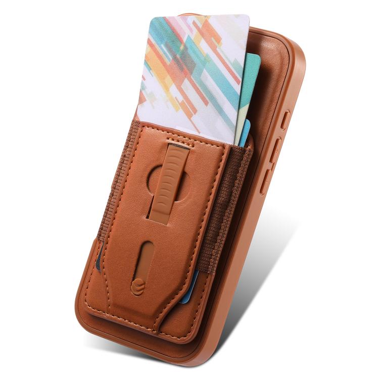 Funda para teléfono CaseNeo Retro con pulsera elástica y tarjetero magnético., For iPhone 15, For iPhone 14, For iPhone 14 Pro, For iPhone 14 Pro Max, For iPhone 13 Pro Max, For iPhone 13 Pro, For iPhone 13