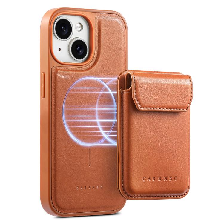 Funda para teléfono CaseNeo Retro Multi-Card Bag con parte trasera magnética, For iPhone 15, For iPhone 14, For iPhone 14 Pro, For iPhone 14 Pro Max, For iPhone 13 Pro Max, For iPhone 13 Pro, For iPhone 13
