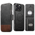 Funda para teléfono Suteni Q06S5 3 en 1 con abrebotellas desmontable, tarjetero, cierre magnético superior e inferior, fabricada en piel vegana., For iPhone 13 Pro Max, For iPhone 13 Pro, For iPhone 13, For iPhone 12, For iPhone 12 Pro Max             ...